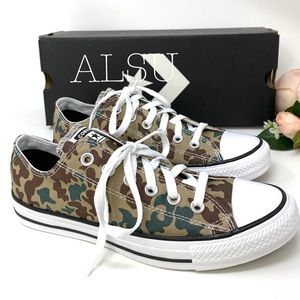 🌸Sale🌸 Converse Chuck Taylor AS Canvas Low Top Sandy Camo Womes Size 7 168088F
